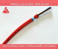 Cáp chống cháy chống nhiễu 2x1.5mm