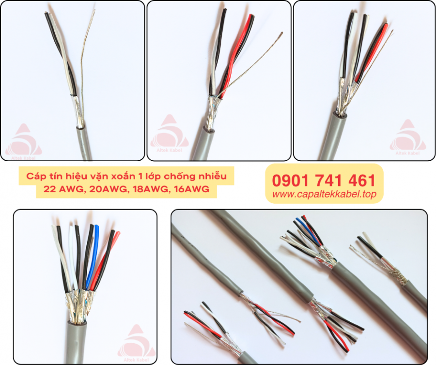 Cáp tín hiệu 22AWG, 20AWG, 18AWG, 16AWG Altek Kabel-image-2