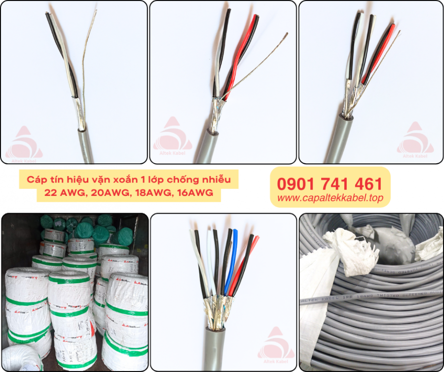 Cáp tín hiệu 22AWG, 20AWG, 18AWG, 16AWG Altek Kabel-image-3