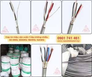 Cáp tín hiệu 22AWG, 20AWG, 18AWG, 16AWG Altek Kabel