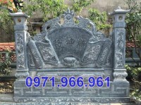 Mẫu cuốn thư bằng đá đẹp bán tại hà tĩnh - bình phong nhà thờ 763