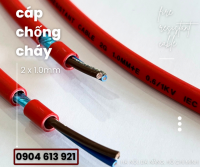 Cáp tín hiệu báo cháy 2x1.0mm chống cháy chống nhiễu