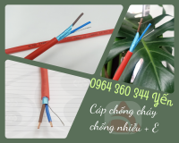 Cáp chống cháy chống nhiễu 1Pair 18AWG (1x2x1.0mm)