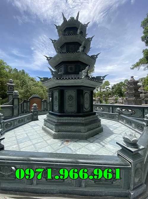410 – mẫu mộ tháp đá đẹp bán cần thơ - tro cốt phật giáo-image-2