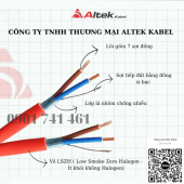 Cáp chống cháy chống nhiễu, cáp chống cháy cu/fr