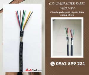 Cáp tín hiệu chống nhiễu lưới đồng mạ thiếc + Al Foil