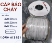 Cáp tín hiệu báo cháy 6x0.22mm, 8x0.22mm,