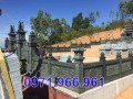 Mẫu lăng mộ đá xanh đẹp bán tại lạng sơn - gia tộc dòng họ 12345