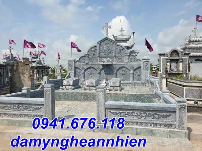 Hà Nội Mẫu mộ đá ông tổ công giáo đẹp bán tại Hà Nội - Mộ đạo thiên chúa-image-3