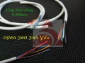 Cáp tín hiệu bọc lưới đồng mạ bạc chống nhiễu 24AWG 0.22mm