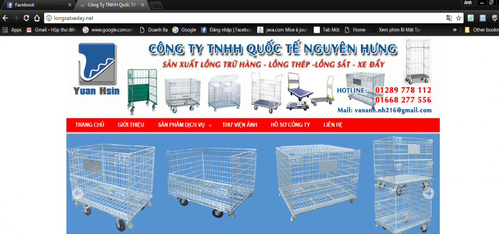 Lồng Sắt Trữ Hàng - Lồng Thép Trữ Hàng - Xe Đẩy Lồng Thép - Banner