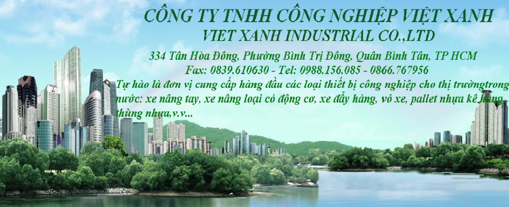 Xe Nâng Tay, Thùng Rác, Pallet Nhựa - Banner